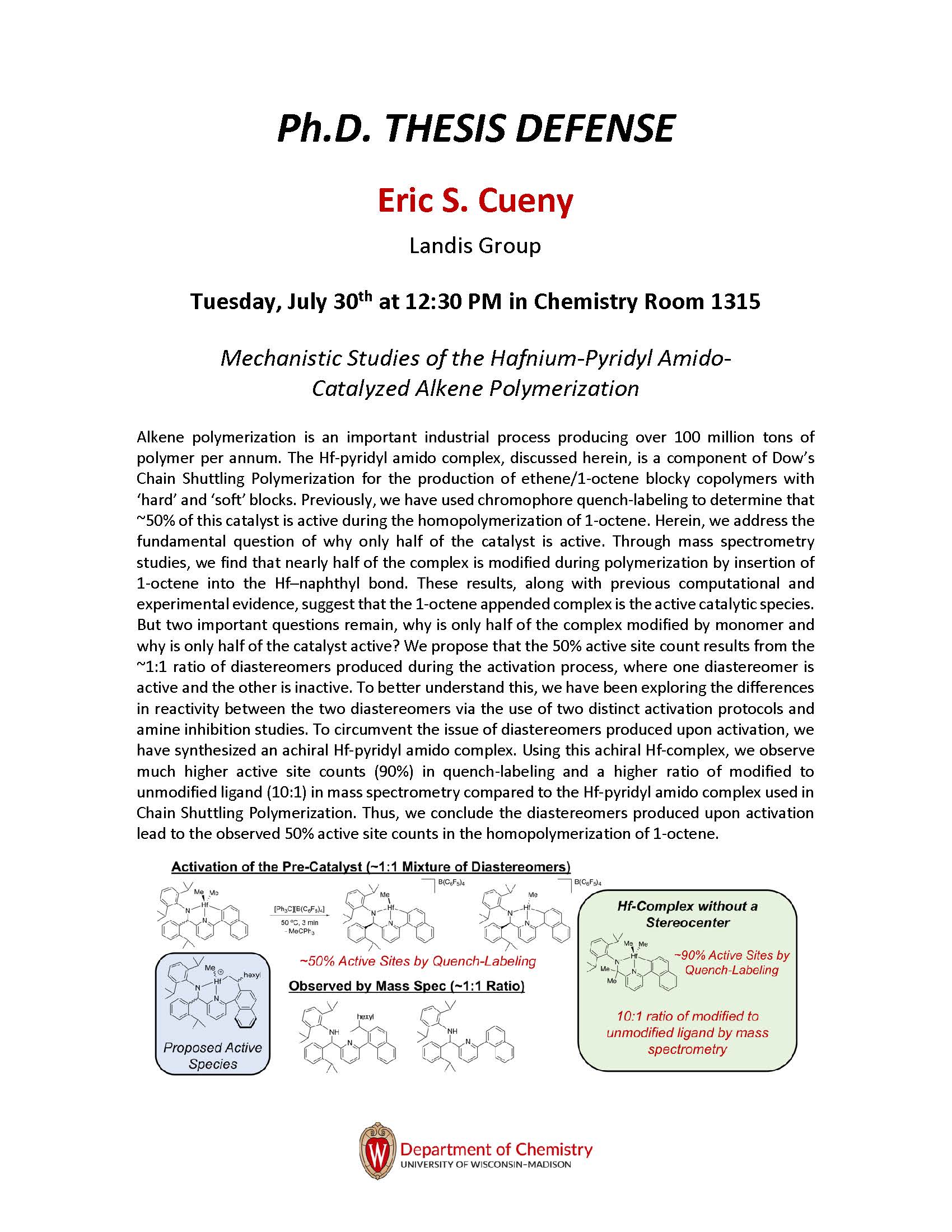 organic chemistry phd thesis